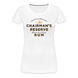 Chairmans Reserve Rum - Women’s Premium T-Shirt - white