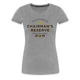 Chairmans Reserve Rum - Women’s Premium T-Shirt - heather gray