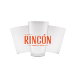 Ron Rincón - Frosted Pint Glasses