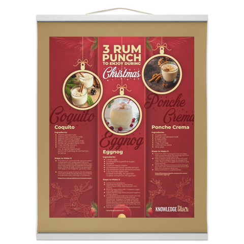 3 rum punch to enjoy during christmas - Hanging Canvas Prints