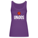 Unidos por el Ron - Women’s Premium Tank Top - purple