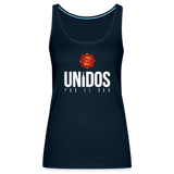 Unidos por el Ron - Women’s Premium Tank Top - deep navy