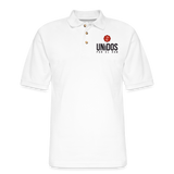Unidos Por El Ron - Men's Pique Polo Shirt - white