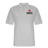 Unidos Por El Ron - Men's Pique Polo Shirt - heather gray