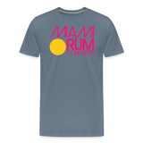 Miami Rum Congress - Men's Premium T-Shirt - steel blue