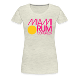 Miami Rum Congress 2024 - Women’s Premium T-Shirt - heather oatmeal