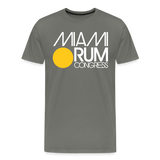 Miami Rum Congress 2024 - Men's Premium T-Shirt - asphalt gray