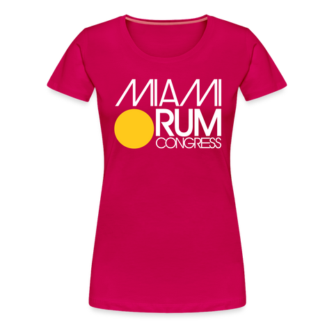 Miami Rum Congress 2024 - Women’s Premium T-Shirt - dark pink