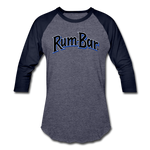 Rum-Bar Baseball T-Shirt - heather blue/navy