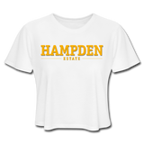 HAMPDEN ESTATE ORIGINAL - Women's Cropped T-Shirt - white