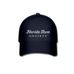 FLORIDA RUM SOCIETY - BASEBALL CAP - WHITE LOGO - navy