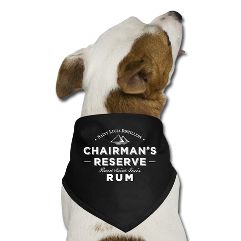Chairmans Reserve Rum - Dog Bandana - black