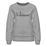 CLÉMENT RHUM - Women’s Premium Sweatshirt - heather grey