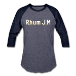 RHUM J.M - Baseball T-Shirt - heather blue/navy