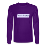 #rumeducation - Men's Long Sleeve T-Shirt - purple