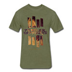 Trailer Happiness - Fitted Cotton/Poly T-Shirt - heather military green