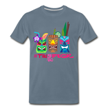 #TikiAsFuck 1 - Men's Premium T-Shirt - steel blue