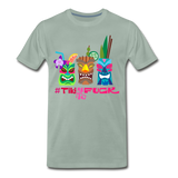 #TikiAsFuck 1 - Men's Premium T-Shirt - steel green