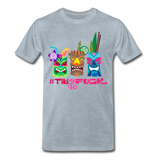 #TikiAsFuck 1 - Men's Premium T-Shirt - heather ice blue