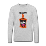 Smiling I got Rum 2020 - Men's Premium Long Sleeve T-Shirt - heather gray