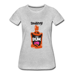 Smiling I got Rum 2020 - Women’s Premium T-Shirt - heather gray