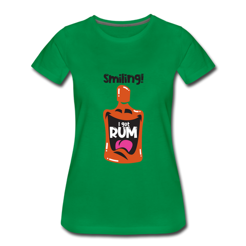 Smiling I got Rum 2020 - Women’s Premium T-Shirt - kelly green