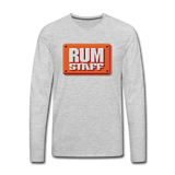 RUM STAFF - Men's Premium Long Sleeve T-Shirt - heather gray
