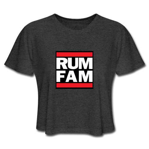Rum Family Inu-A-Kena 2020 - Women's Cropped T-Shirt - deep heather