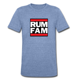 Rum Family Inu-A-Kena 2020 - Unisex Tri-Blend T-Shirt - heather blue