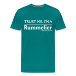 Trust me I'm A Rummelier - Men's Premium T-Shirt - teal