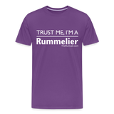 Trust me I'm A Rummelier - Men's Premium T-Shirt - purple