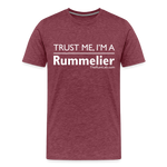 Trust me I'm A Rummelier - Men's Premium T-Shirt - heather burgundy