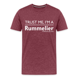Trust me I'm A Rummelier - Men's Premium T-Shirt - heather burgundy