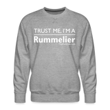 Trust me I'm A Rummelier - Men’s Premium Sweatshirt - heather grey