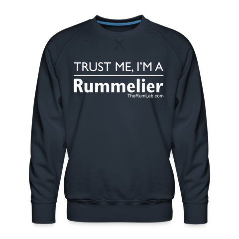 Trust me I'm A Rummelier - Men’s Premium Sweatshirt - navy