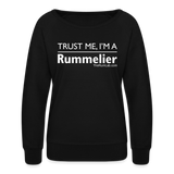 Trust me I'm A Rummelier - Women’s Crewneck Sweatshirt - black