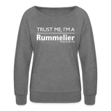 Trust me I'm A Rummelier - Women’s Crewneck Sweatshirt - heather gray