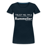 Trust me I'm A Rummelier - Women’s Premium T-Shirt - deep navy