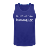Trust Me I’m a Rummelier - Men’s Premium Tank - royal blue