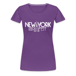 New York Rum Festival 2000 - Women’s Premium T-Shirt - purple
