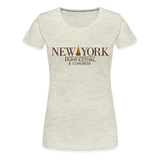 New York Rum Festival & Congress 2021 - Women’s Premium T-Shirt - heather oatmeal