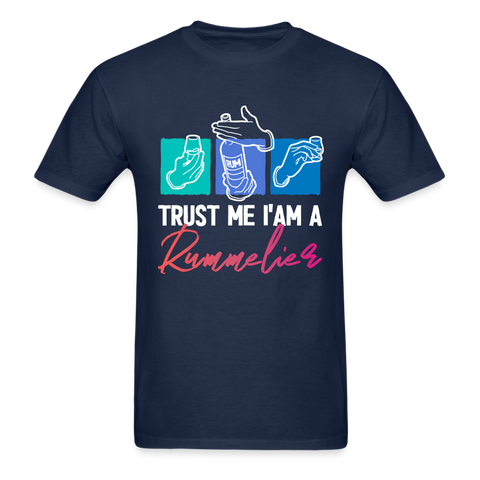 Trust Me I'am A Rummelier - T-Shirt - navy