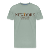 New York Rum Festival & Congress 2021 - Men's Premium T-Shirt - steel green