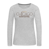 Chicago Rum Festival 2022 - Women's Premium Long Sleeve T-Shirt - heather gray
