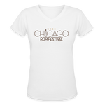 Chicago Rum Festival 2022 - Women's V-Neck T-Shirt - white