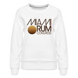 Miami Rum Congress 2022 - Women’s Premium Sweatshirt - white