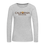 California Rum Festival 2021 - Women's Premium Long Sleeve T-Shirt - heather gray