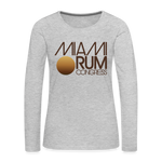 Miami Rum Congress 2022 - Women's Premium Long Sleeve T-Shirt - heather gray