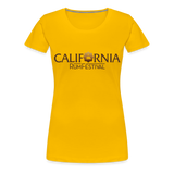 California Rum Festival 2021 - Women’s Premium T-Shirt - sun yellow