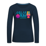 Miami Rum Congress - Women's Premium Long Sleeve T-Shirt - deep navy